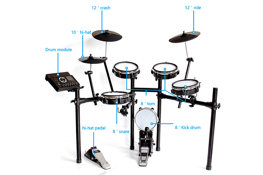 ZYED-908  Electric drum set