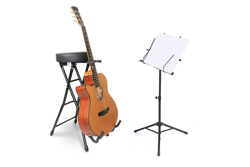 MA81  Guitar stand and guitar stool