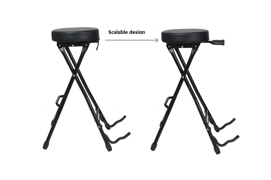MA81  Guitar stand and guitar stool