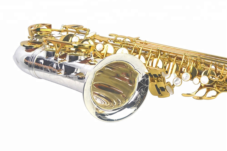 ZYAS-663  Sliver plated professional alto saxophone