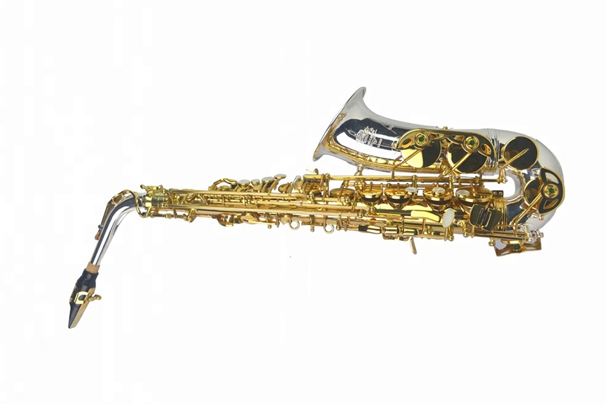 ZYAS-663  Sliver plated professional alto saxophone