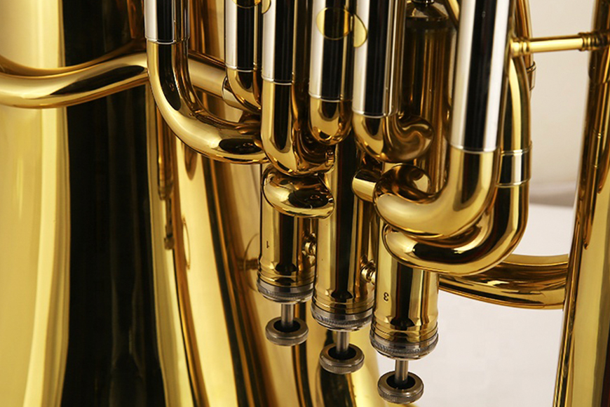 ZYBB-320  Clear lacquer tuba BBb key