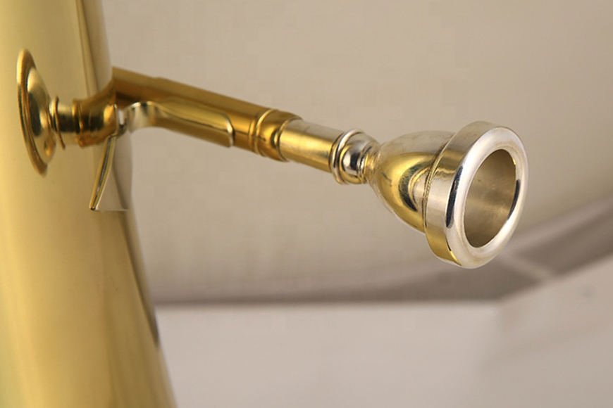 ZYBB-320  Clear lacquer tuba BBb key