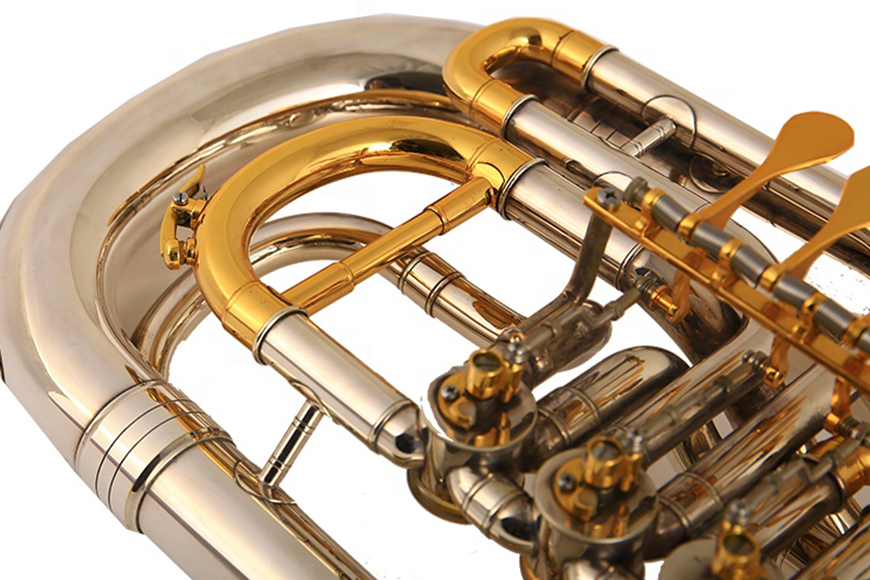 ZYEP-461S  Sliver plated gold parts euphonium
