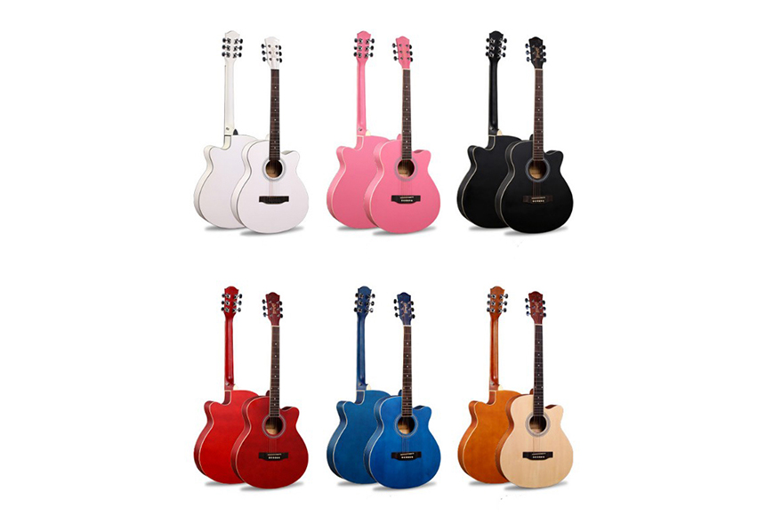 ZYG-4001  40 inch basswood guitar cutaway shape guitar