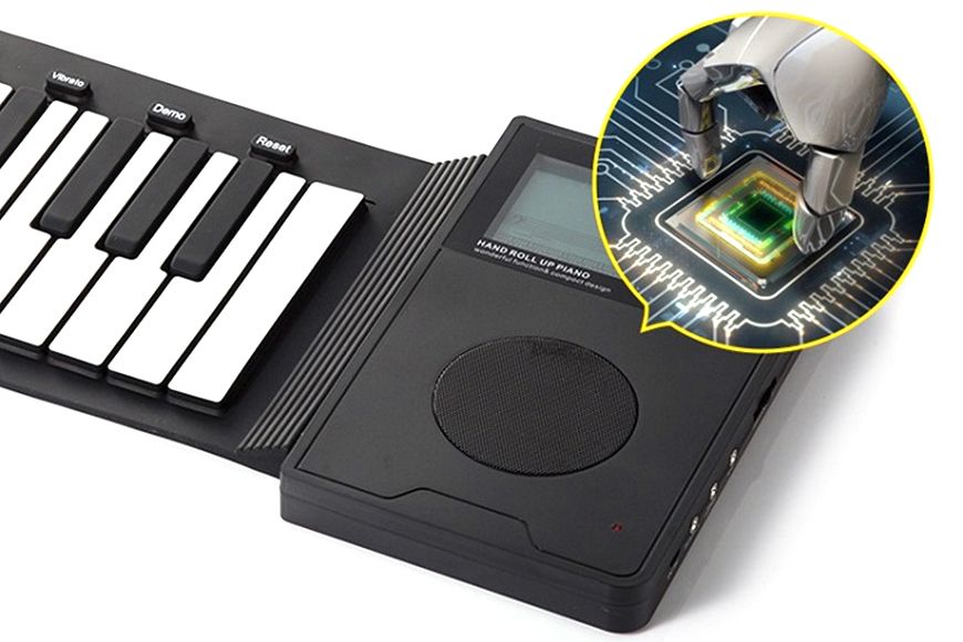 ZYRD-88M 88 keys roll up toy piano for kids
