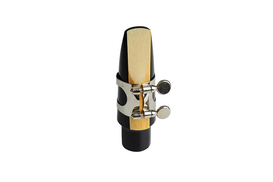 ZYSM-005  Alto Saxophone Mouthpiece Kit with Ligature,One Reed and Plastic Cap-Gold
