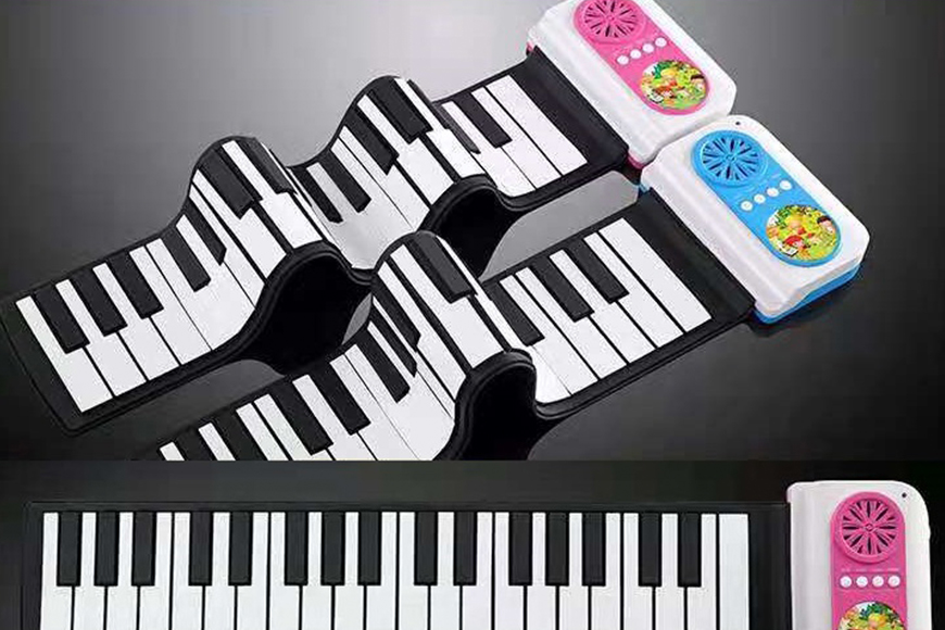 S2037 rolling piano colored keys for kids
