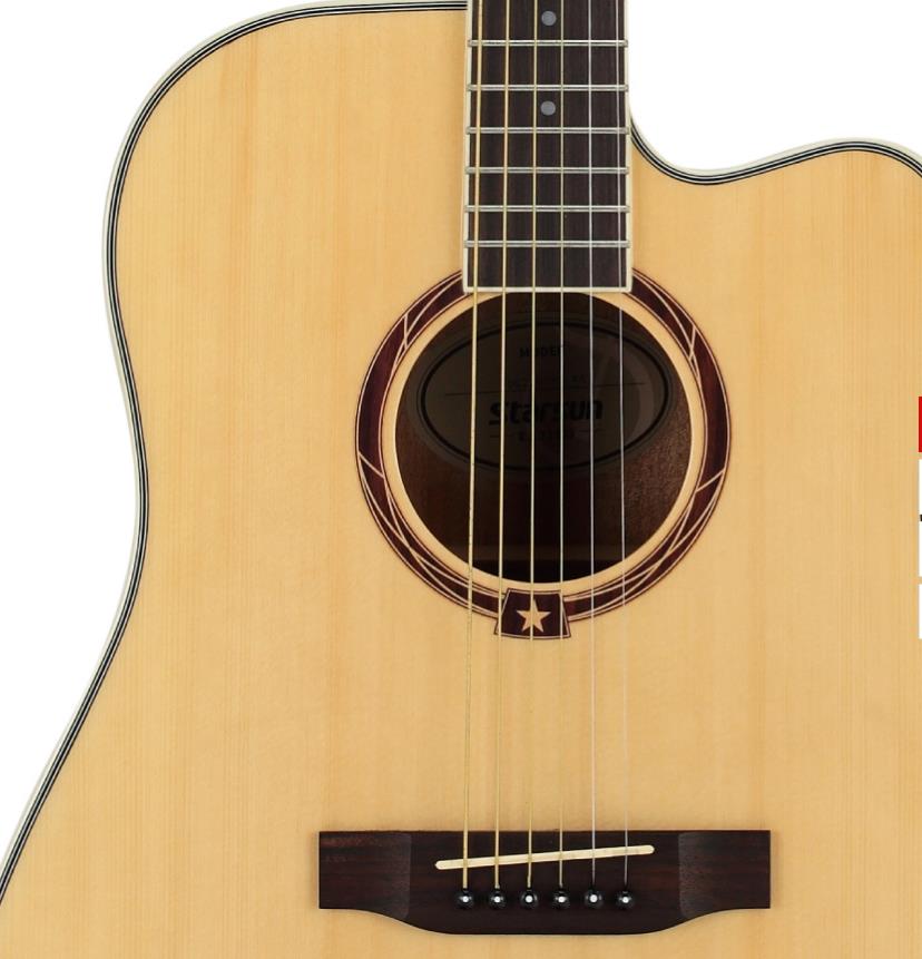 ZYGG-DG220C-P plywood  41 inch acoustic guitar