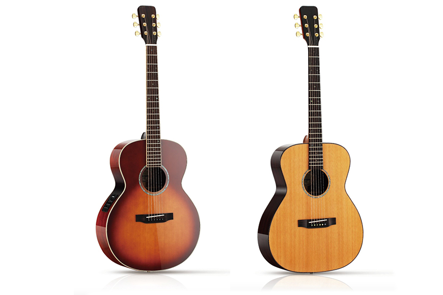 ZYGG-F1  High grade F type guitar with EQ