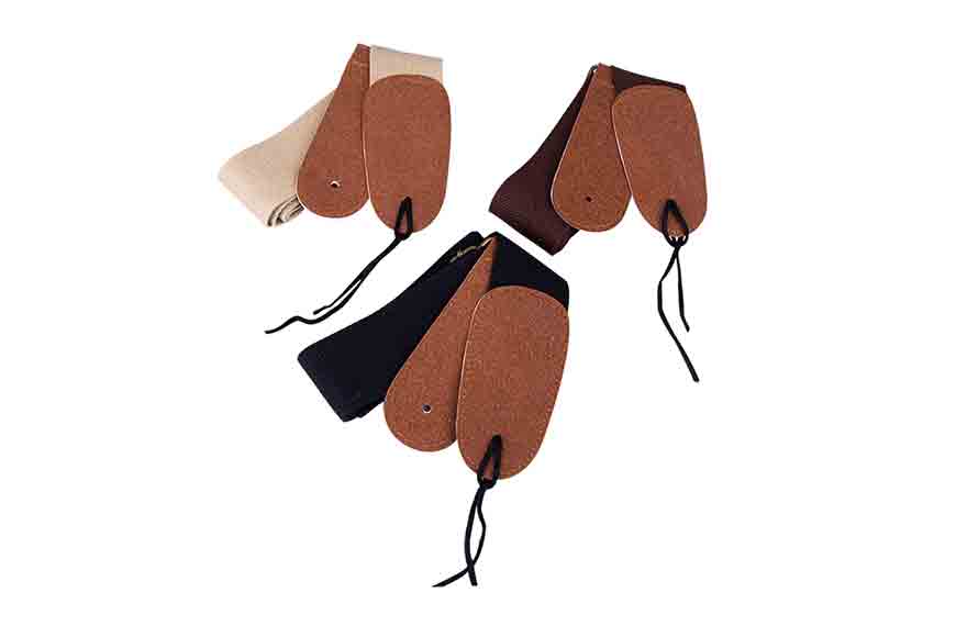 Acoustic Guitar Strap, Shoulder Straps with Leather Ends for Electric & Bass Guitars with Button & 2 Locks