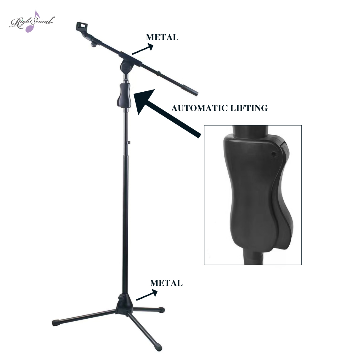 ZYHL-040 Heavy Base microphone stand